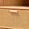 Bali & Pari Curacao Modern Bohemian Light Honey Rattan 2-Drawer Bookcase 243-13570-ZORO - alternate 8